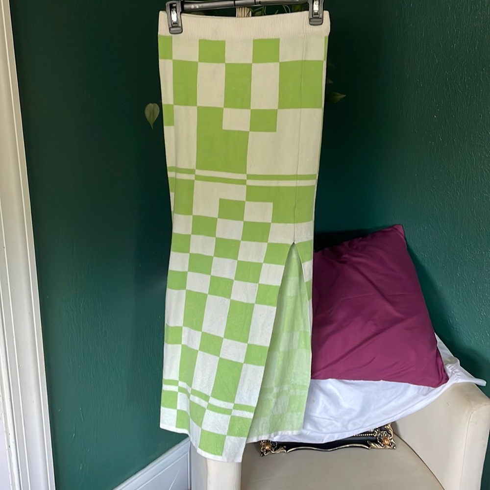 Princess Polly Checkered Midi Skirt
